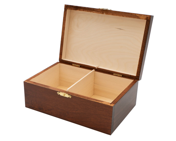 Birch Wood Chess Piece Case - Stained