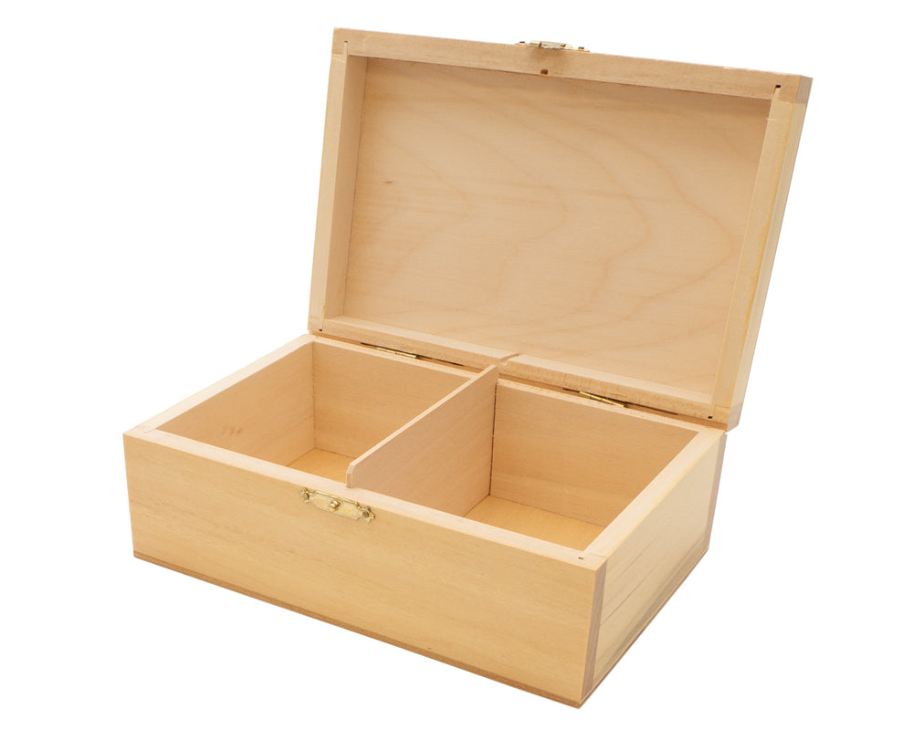 Birch Wood Chess Piece Case - Natural