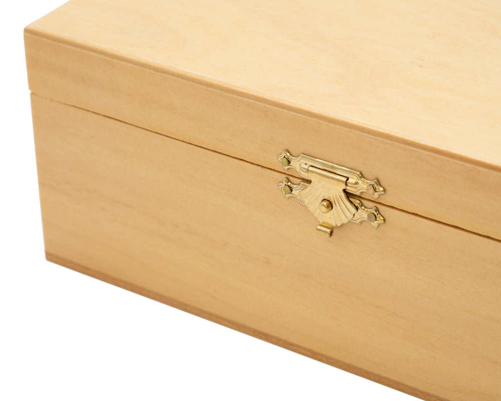 Birch Wood Chess Piece Case - Natural