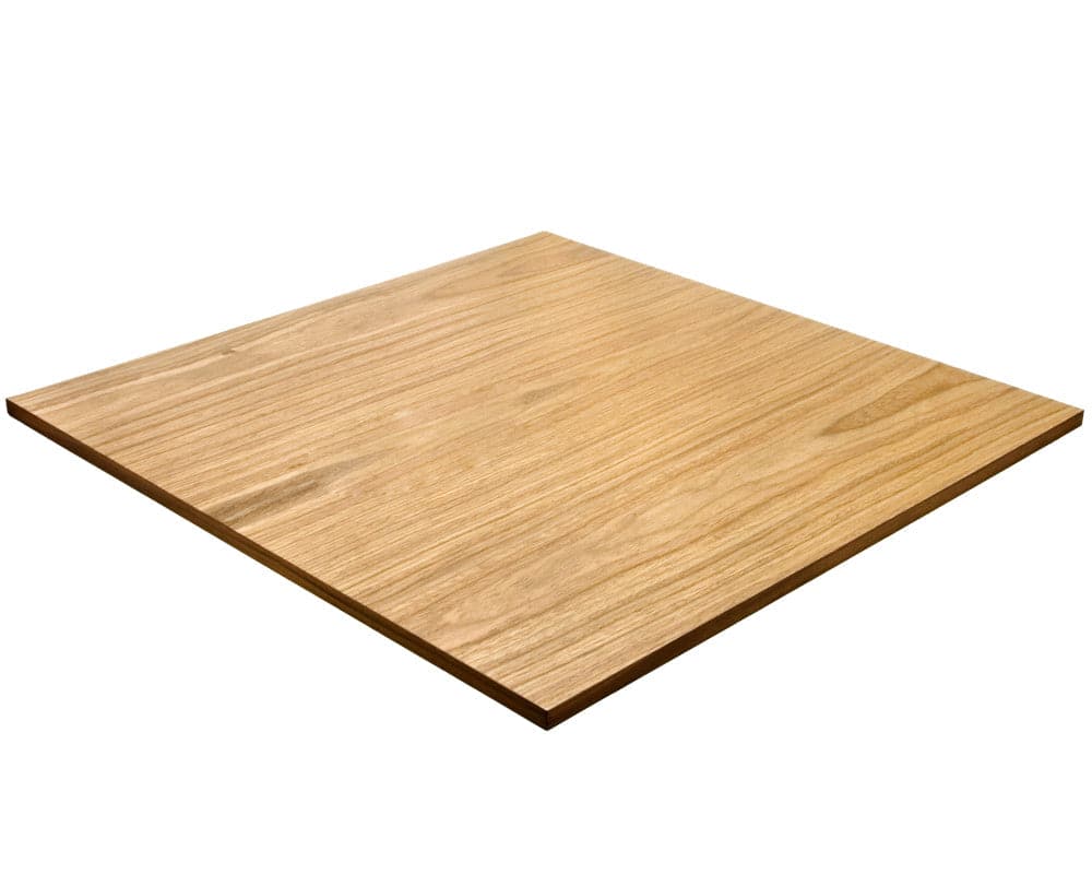 Plain wooden board with light natural grain finish