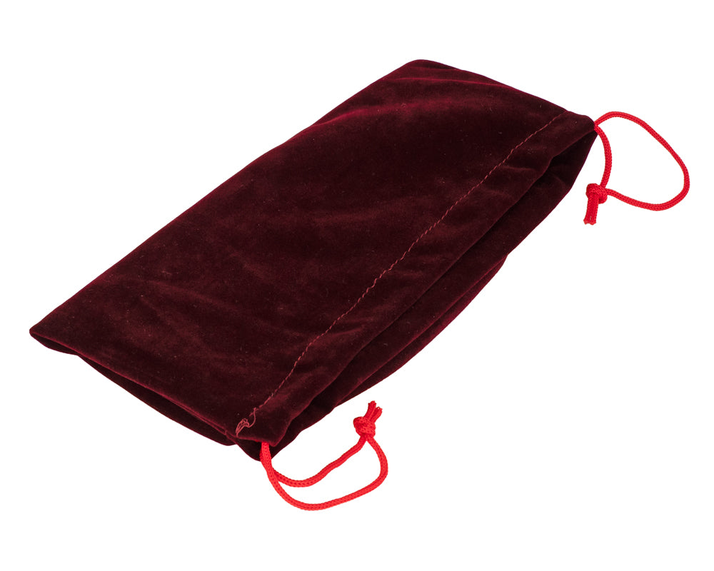 Red Drawstring Chess Piece Bag