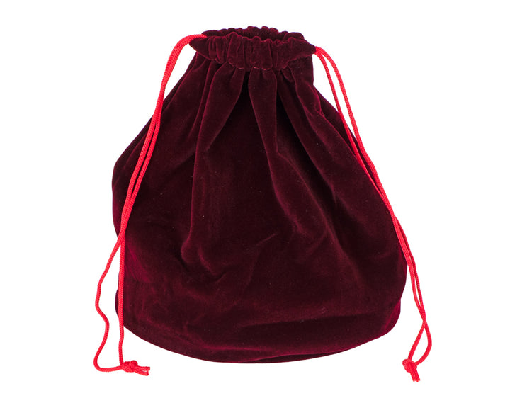 Red Drawstring Chess Piece Bag