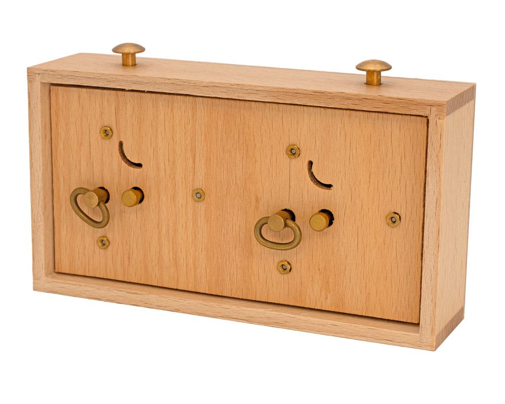 Wooden Turnier Chess Clock - Light Wood
