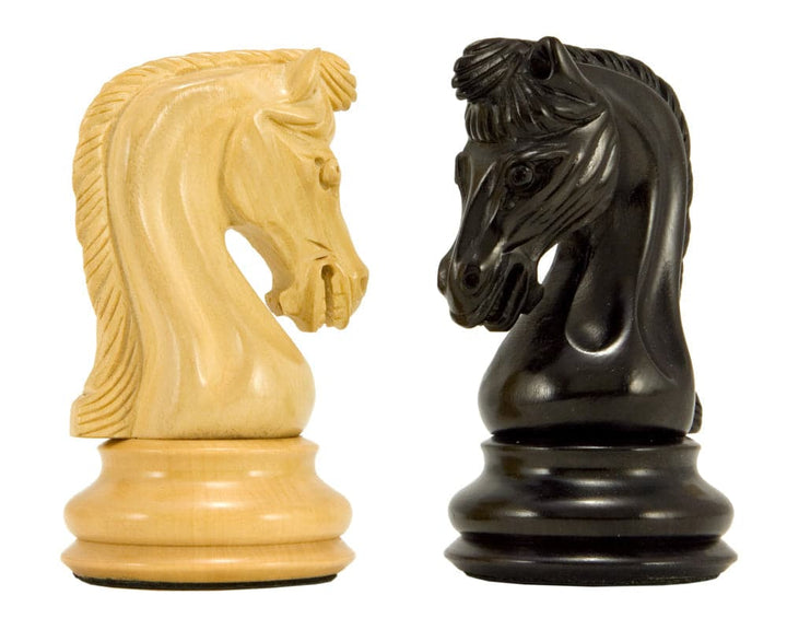 Canterbury Knight Series Luxury Ebony and Ivory Chess Pieces 4.5 Inches Staunton Design Limited Edition