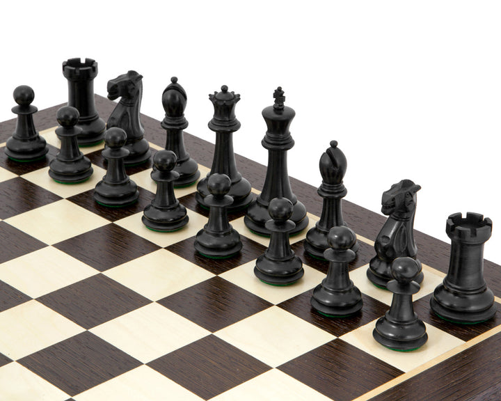 Victoria Ebonised & Wenge Tournament Chess Set