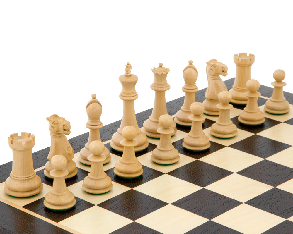 Victoria Ebonised & Wenge Tournament Chess Set