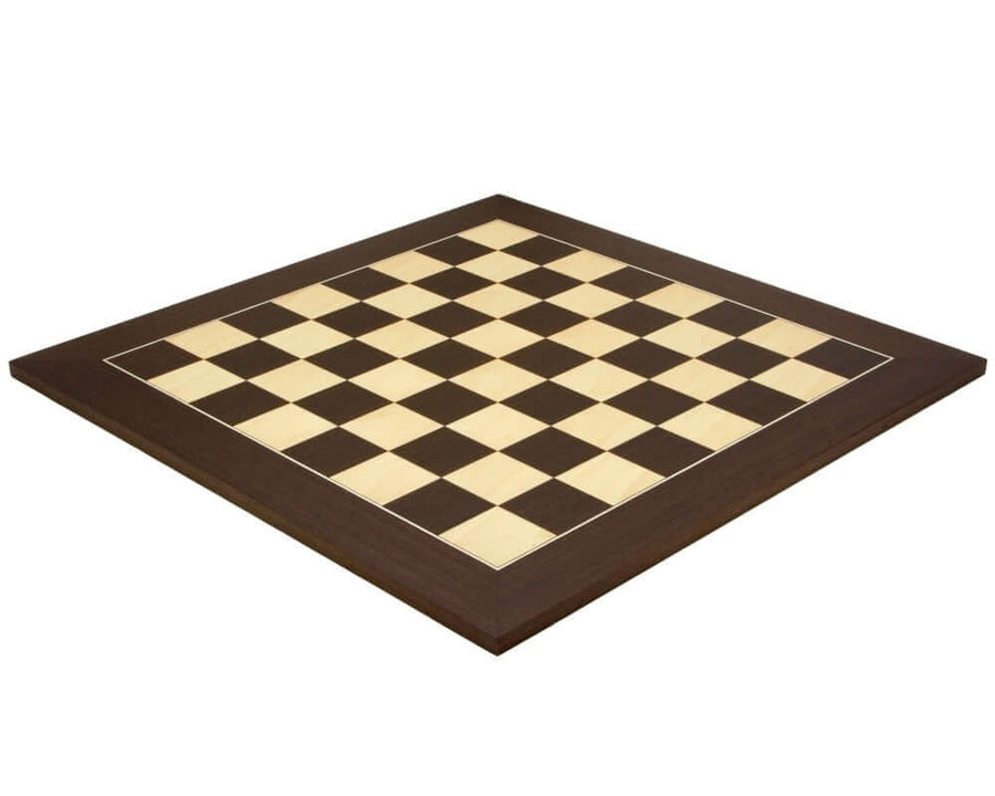 21.7 Inch Wenge and Maple Deluxe Chess Board with 2.17 Inch Squares, Crafted in Spain by Rechapados Ferrer S.A.